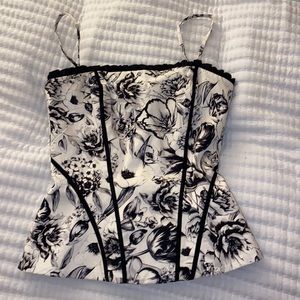 Corset Style Top by White House Black Market